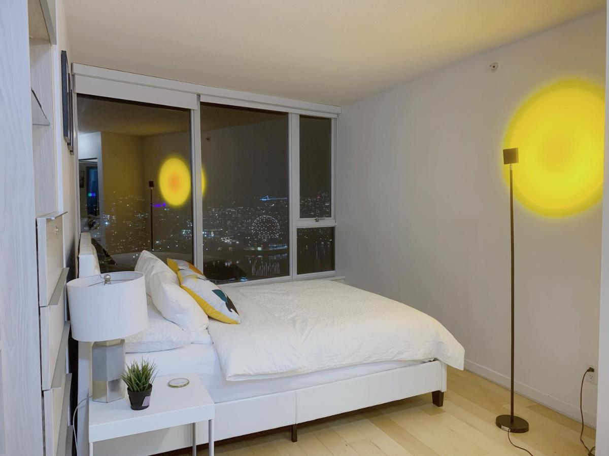 溫哥華Downtown+Amazing View+2Bd/2Ba Free Parking公寓 外观 照片