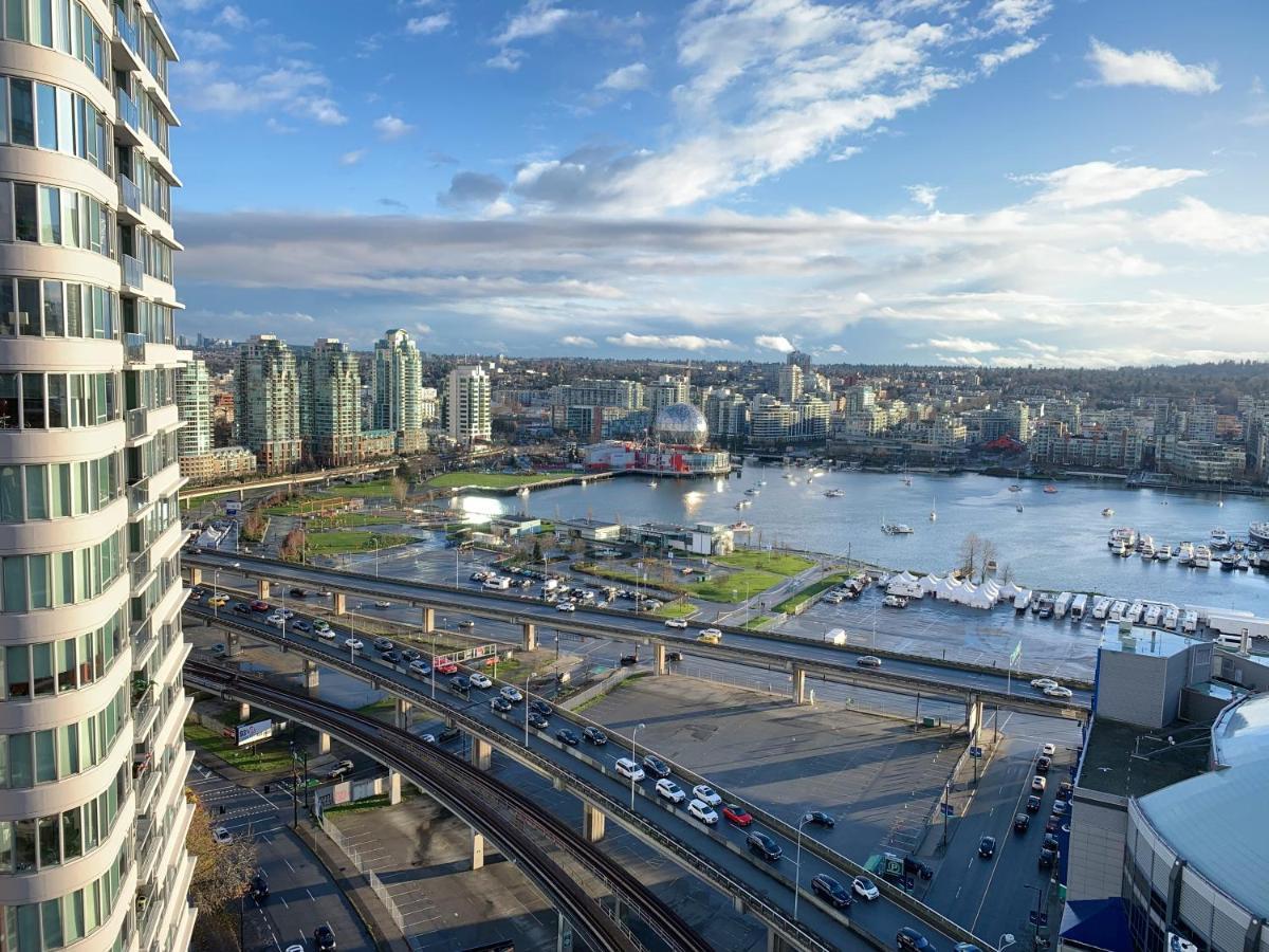 溫哥華Downtown+Amazing View+2Bd/2Ba Free Parking公寓 外观 照片